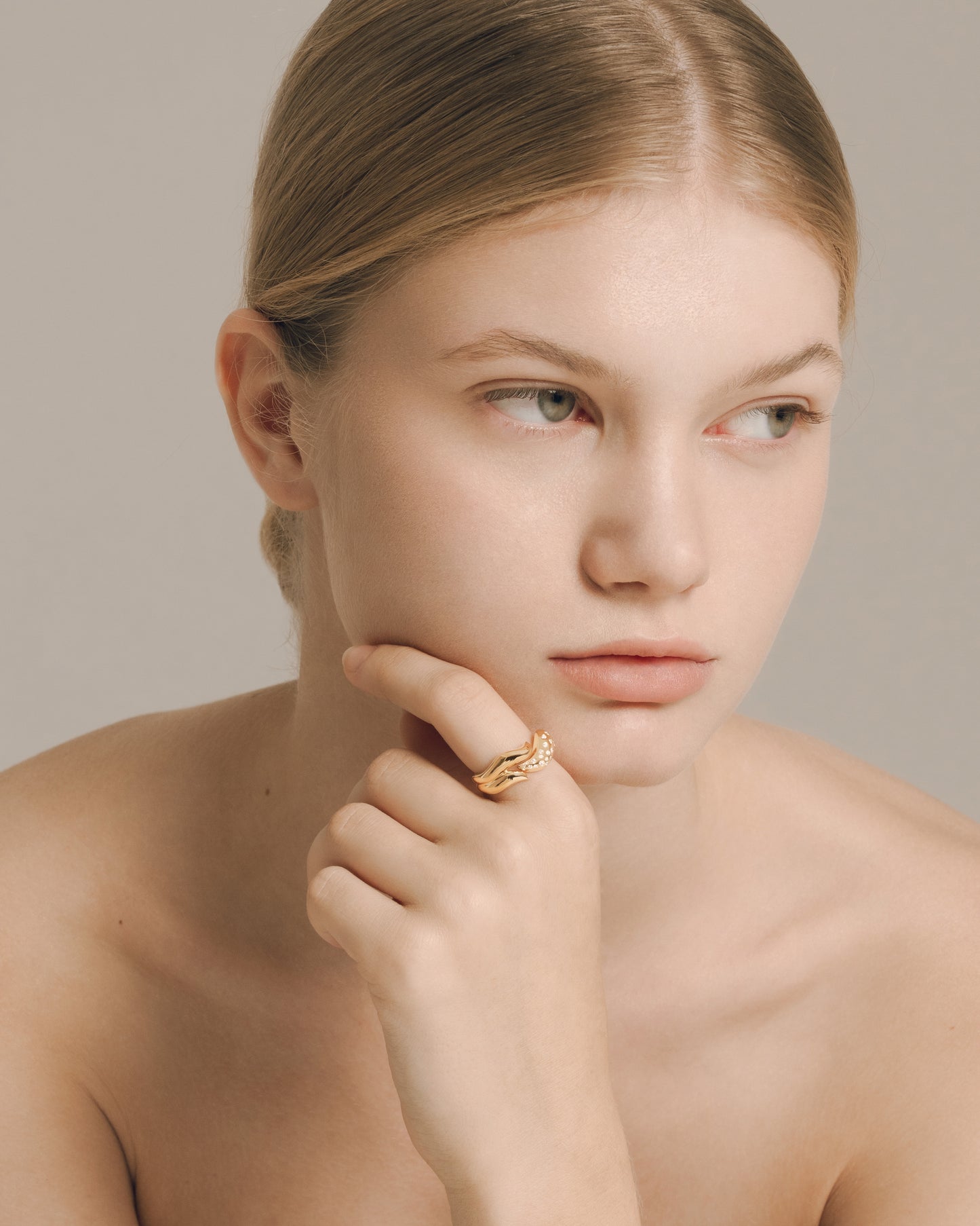 THREE GRACES Invisible Set Lab Grown Diamond Ring