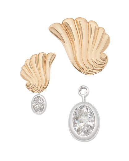GALATEA Detachable Lab Grown Diamond Earrings