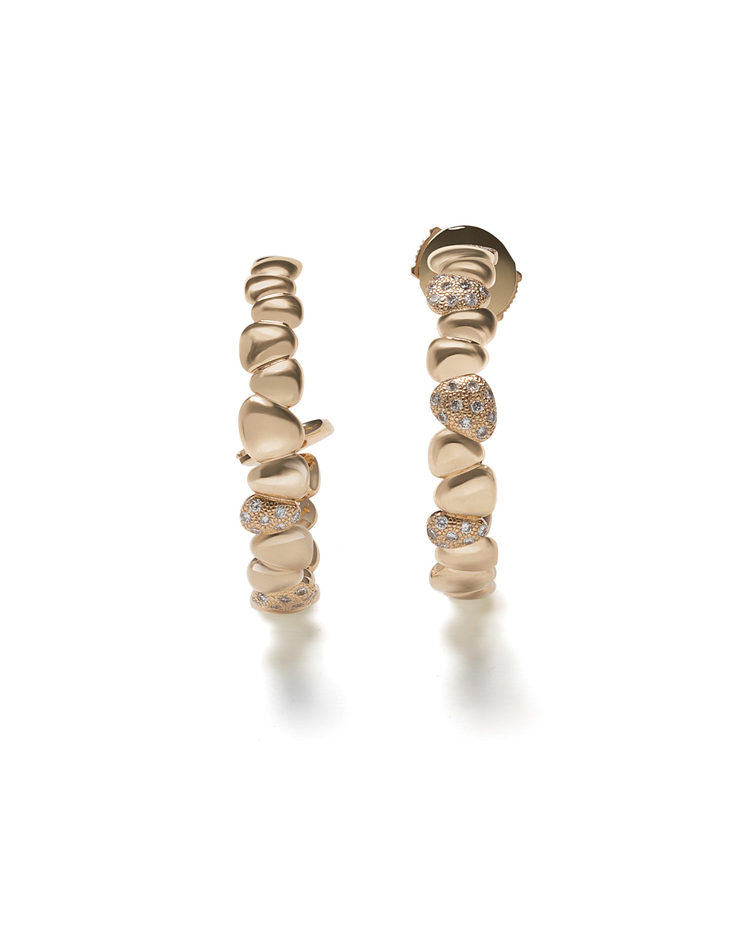 GIGANTE Pavé Diamond Hoop Earrings