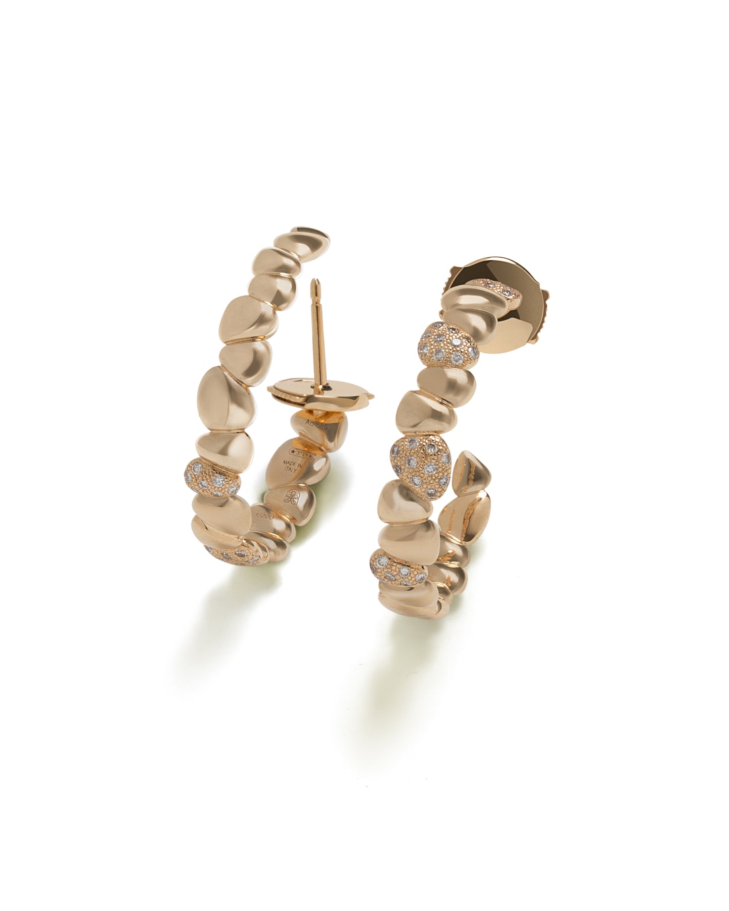 GIGANTE Pavé Diamond Hoop Earrings