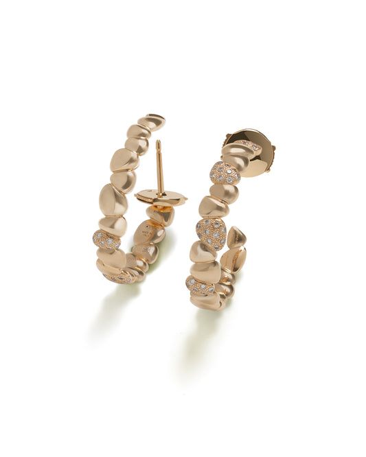 GIGANTE Pavé Diamond Hoop Earrings