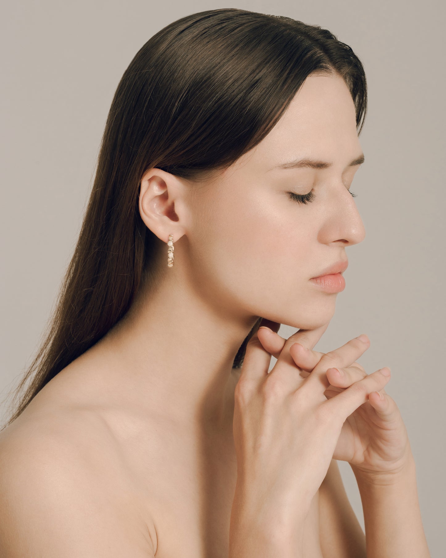 GIGANTE Pavé Diamond Hoop Earrings