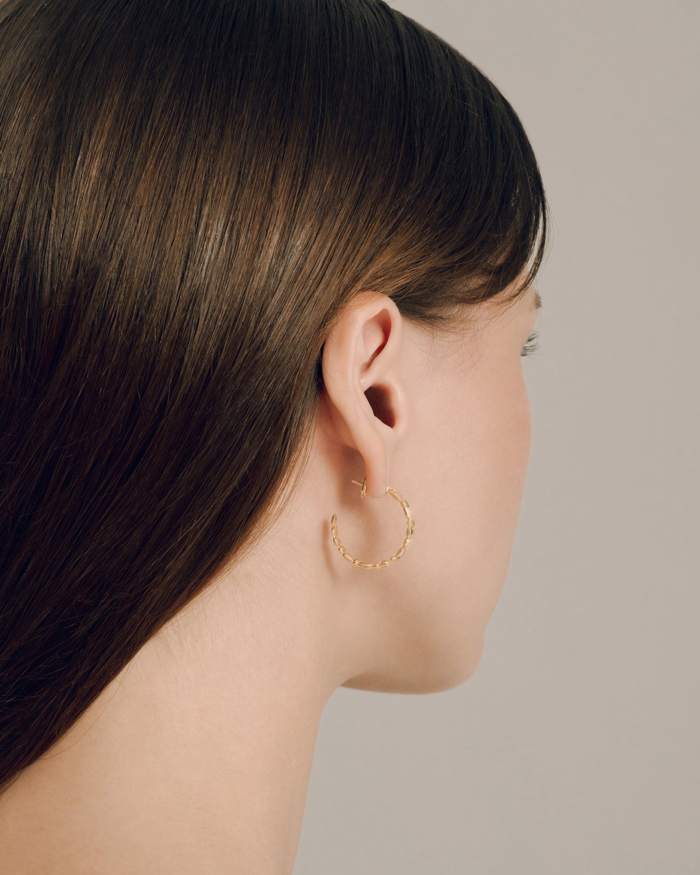 GIGANTE Pavé Diamond Hoop Earrings