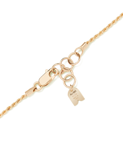 CUPID & PSYCHE Lab Grown Diamond Rope Chain Bracelet