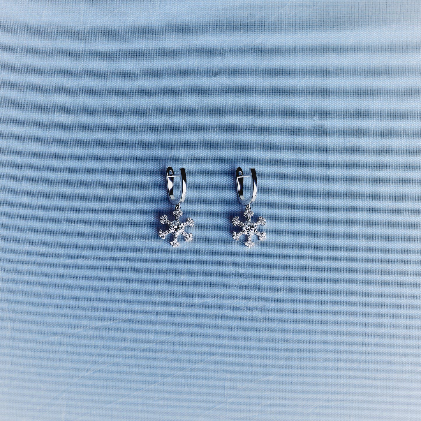 Olympics White Gold & Diamond Earrings
